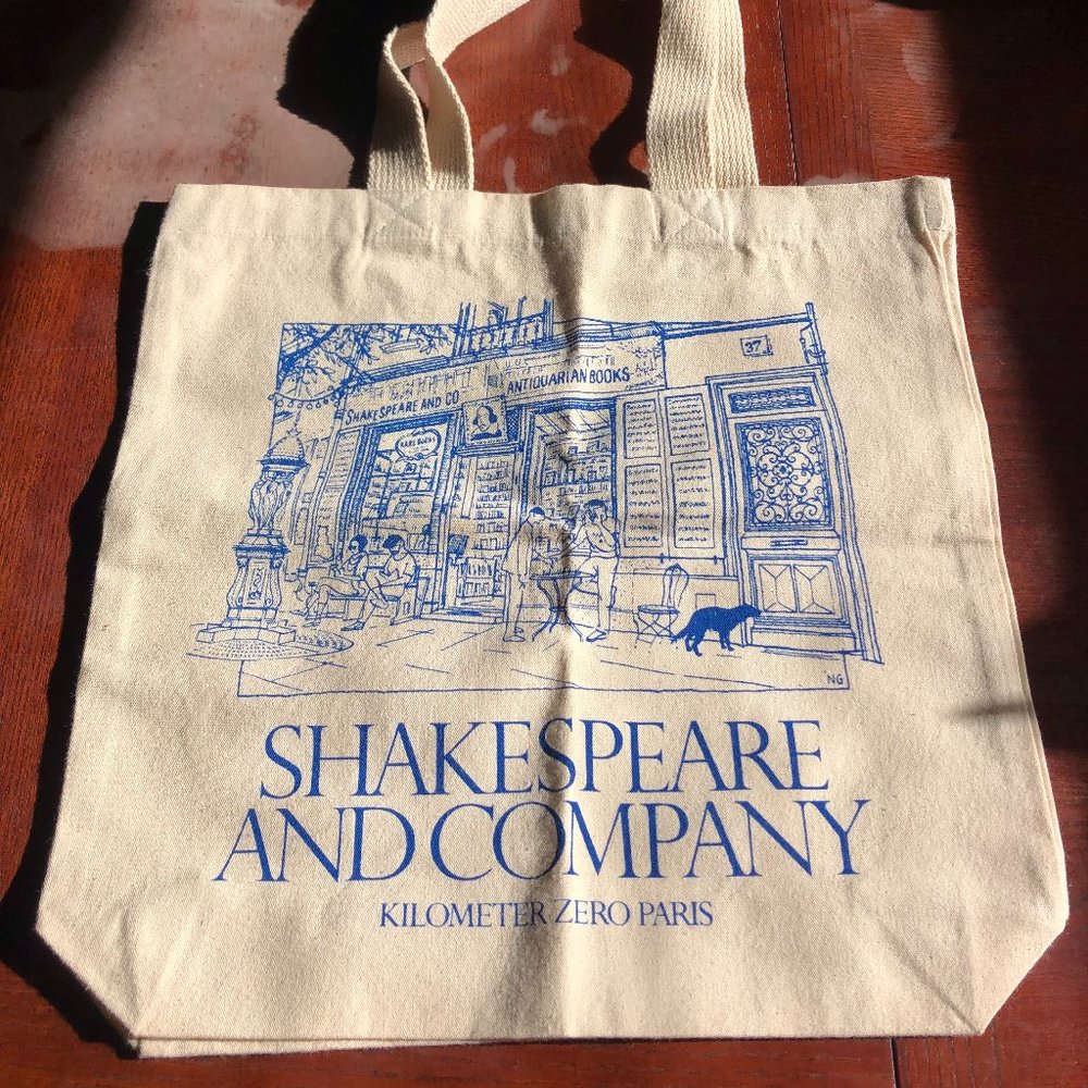Shakespeare & Company Tote from Original Paris Bookstore